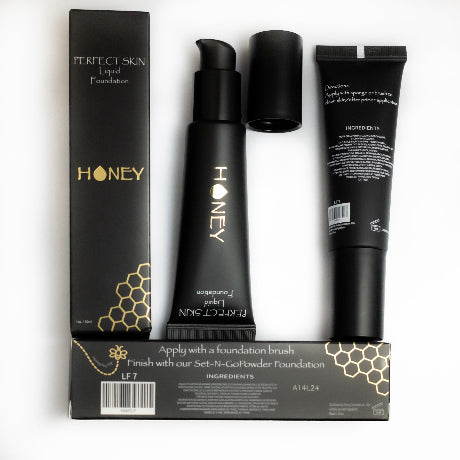 LF7 - PERFECT SKIN LIQUID FOUNDATION – Honey Cosmetics